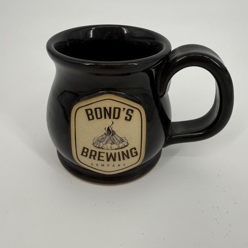 Bond's Brewing Company Mug Sunset Hill Stoneware Campfire Handmade USA